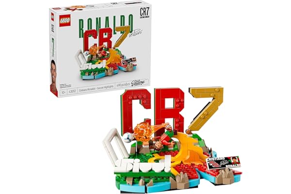LEGO Editions Cristiano Ronaldo – Soccer Highlights - Building Set for Boys & Girls, Ages 10+ - Collectible Soccer Gift with