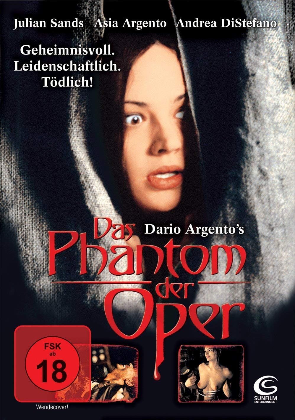 Das Phantom der Oper [DVD] [1998]: Amazon.co.uk: Sands, Julian, Argento