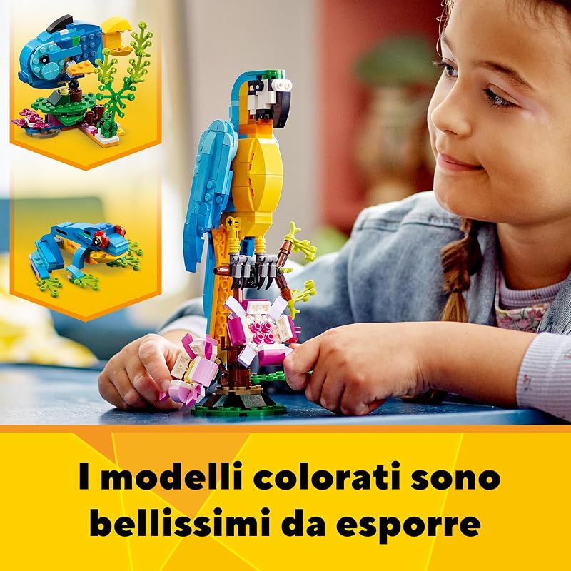 Creator 3 in 1 Pappagallo esotico 31136