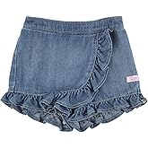RuffleButts Baby/Toddler Girls Stretch Denim Jean Skirt