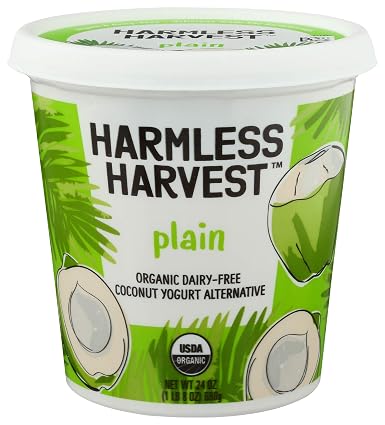 Harmless Harvest, Yogurt Coconut Plain Organic, 24 Ounce