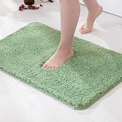 MIULEE Extra Thick Non Slip Bathroom Rug Shaggy