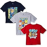 Nickelodeon Boys Paw Patrol 3 Pack Tee Bundle