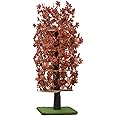 On2 Pets Cat Tree with Leaves Made in USA, XL Cat House & Cat Activity Tree Bundle with Deep Plum Leaves, Multi-Level Cat Condo for Indoor Cats (Deep Plum, XL Square)