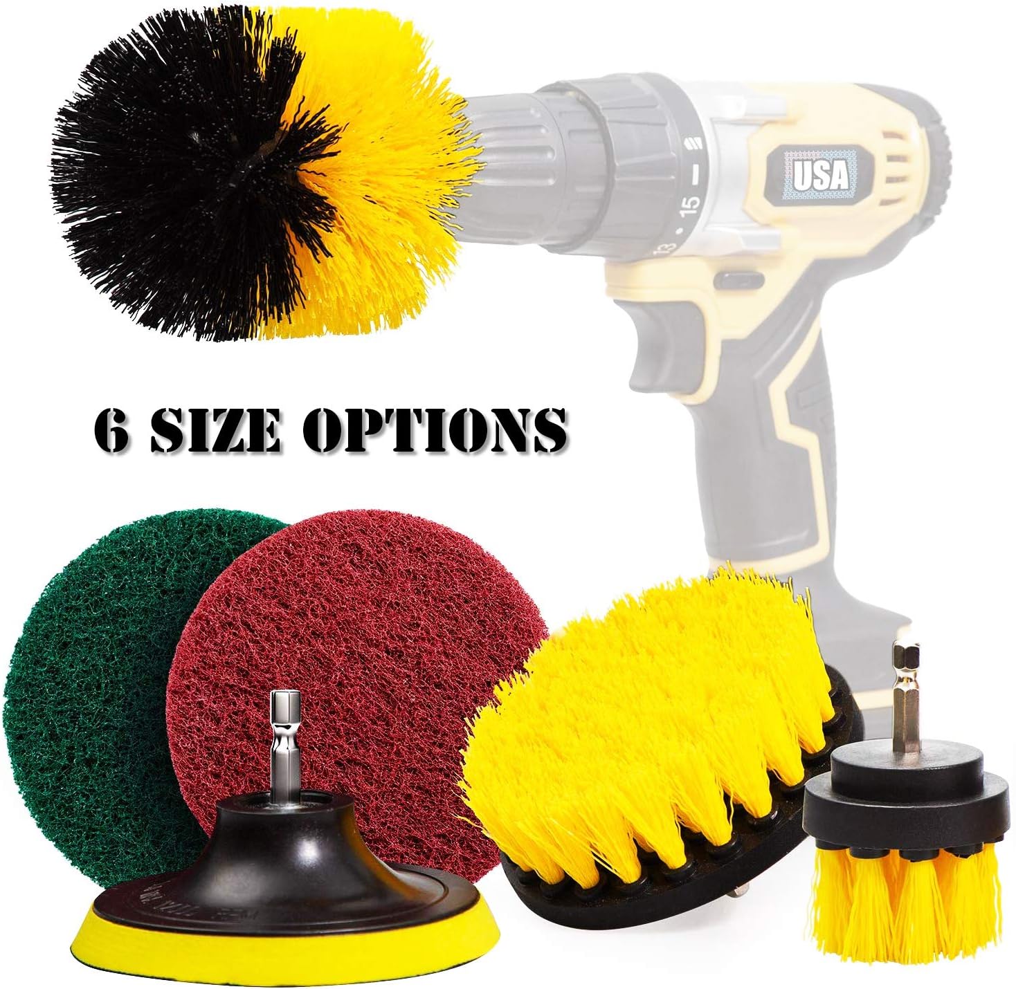 scrubber per trapano a batteria