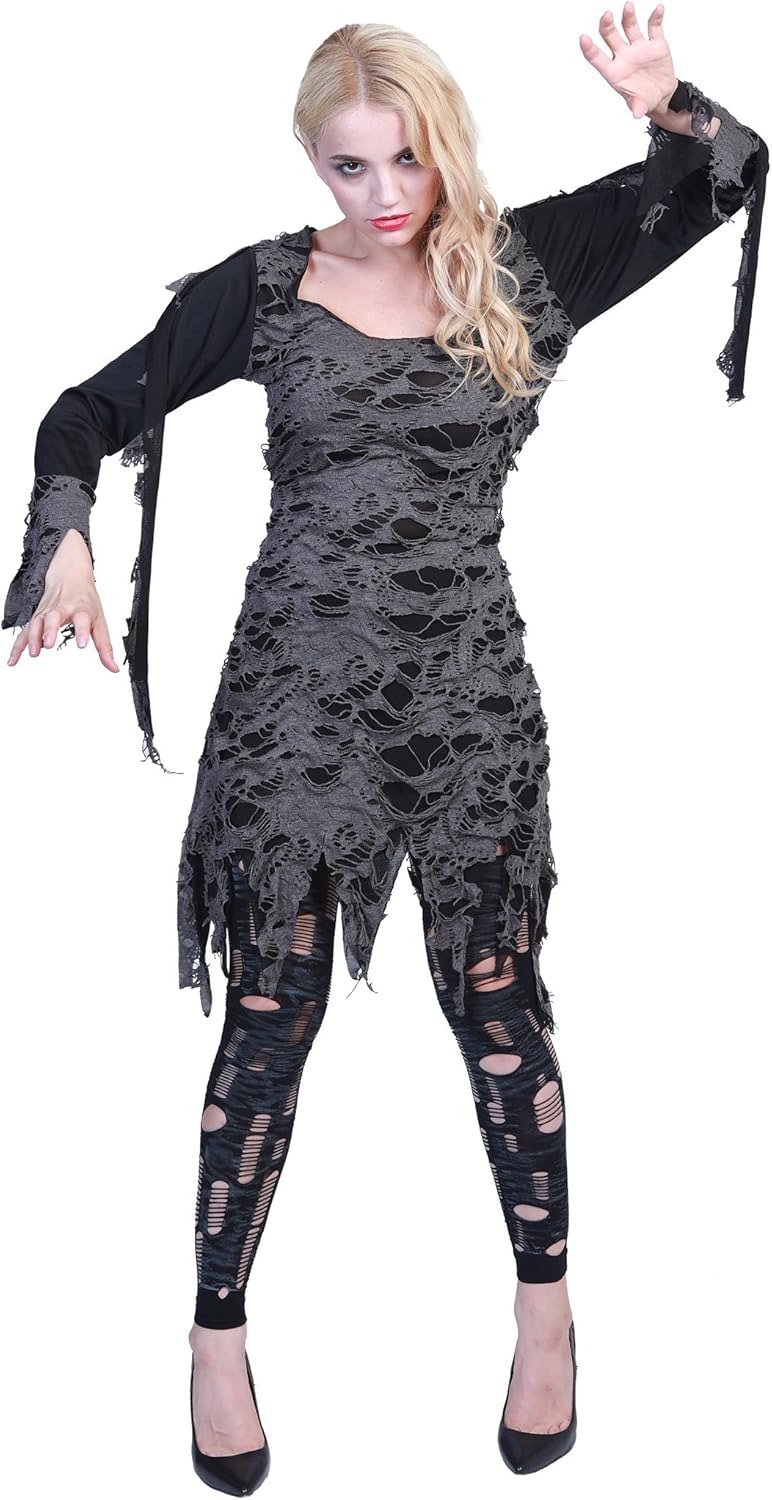EraSpooky HalloweenKostüm Zombie Living Dead für Damen Amazon.de