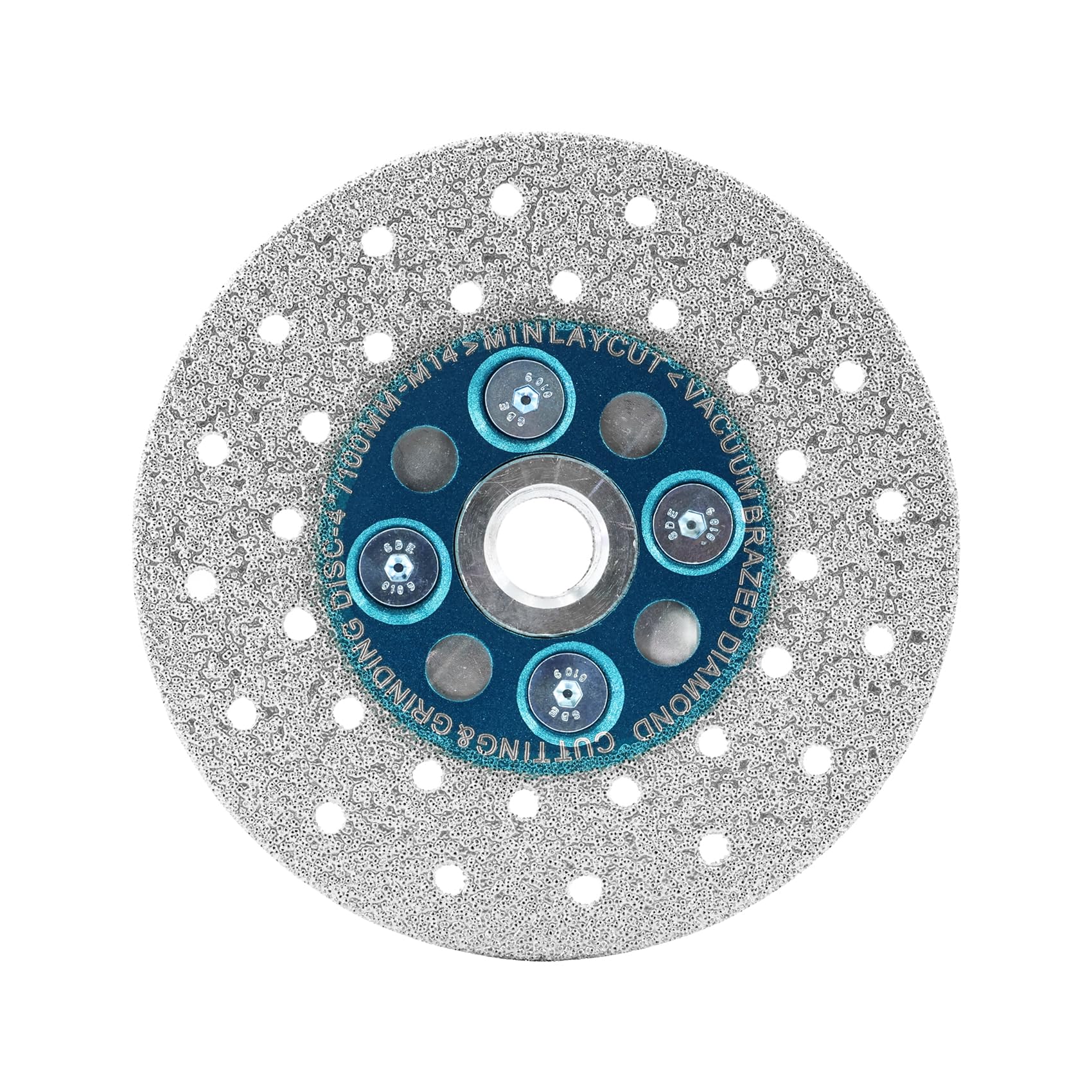 100mm Diamond Blade Porcelain Tiles - MINLAYCUT Tile Cutting Disc 4" Grinding Disc M14 Thread for Cutting and Grinding Porcelain Ceramic Marble Artificial Stone