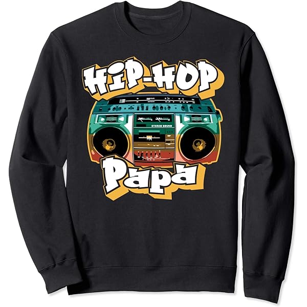 Amazon.com: Hip Hop Papa, Retro Old School 80s 90s Boombox