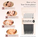 Kitsch Dermaplane Razor for Women Face – Face Razor & Eyebrow Trimmer, 12 pcs view 7