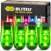 LED Safety Lights 4 Pack, Clip On High Visibility Strobe Light for Walk Run | Night Safety Gear, Reflective Accessory, Lightweight &amp; Portable, Waterproof, Outdoor, Work, Walking, Running, Hiking, Cycling