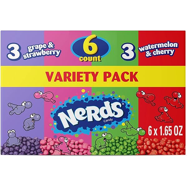 Amazon.com : Wonka Nerds, Watermelon and Wild Cherry, 1.65 Ounce