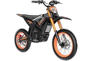 NCMMOSCOW Electric-Dirt-Bike for Adults with Peak-3000W Mid-Mount Motor 48V 21AH Battery Max 34MPH, Dual Hydraulic Brakes, Adult Electric-Mountain-E-Bike Motorcycle with Fat Tire for Snow, Sand and Commuting