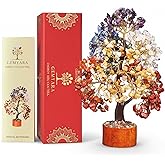 GEMYARA Crystal Tree with 500 Crystals and Healing Stones –Mom Birthday Gifts for Women, Office Desk Decor, Living Room Decor – Gift-Ready in Magnetic Box,Tree of Life for Luck & Positivity