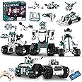 Suplanet STEM Robot Toys for 8-14, 12 in 1 Remote Control Robotics Toys for Kids, Programmable Building Robot Kit Birthday Present for Science Educational(469 Pcs)