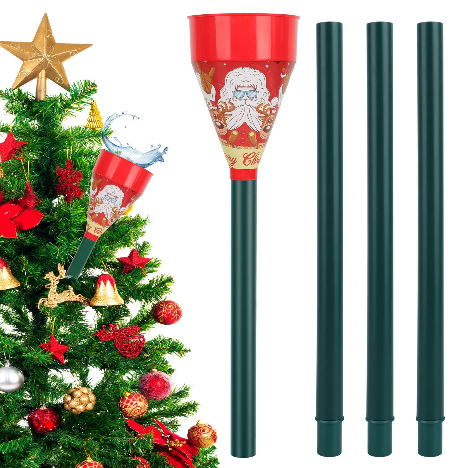 Photo 1 of Bagrox Christmas Tree Watering Funnel, Christmas Tree Watering System with Long Funnel, Plant Watering Tool, Christmas Tree Watering Cans