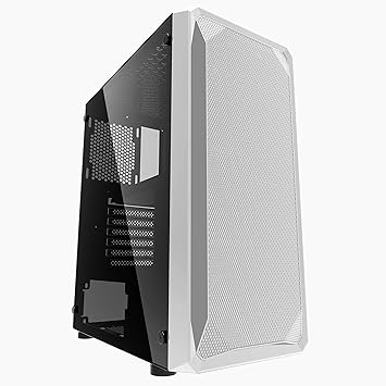 ionz KZ10W PC MID ATX JUEGO CAJA BLANCA ATX TEMPERED CRISTAL LADO: Amazon.es: Electrónica