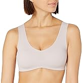 Hanes Womens Ultra-Light Wireless T-Shirt Bra, Wirefree Bra with Foam Cups (Retired Colors)