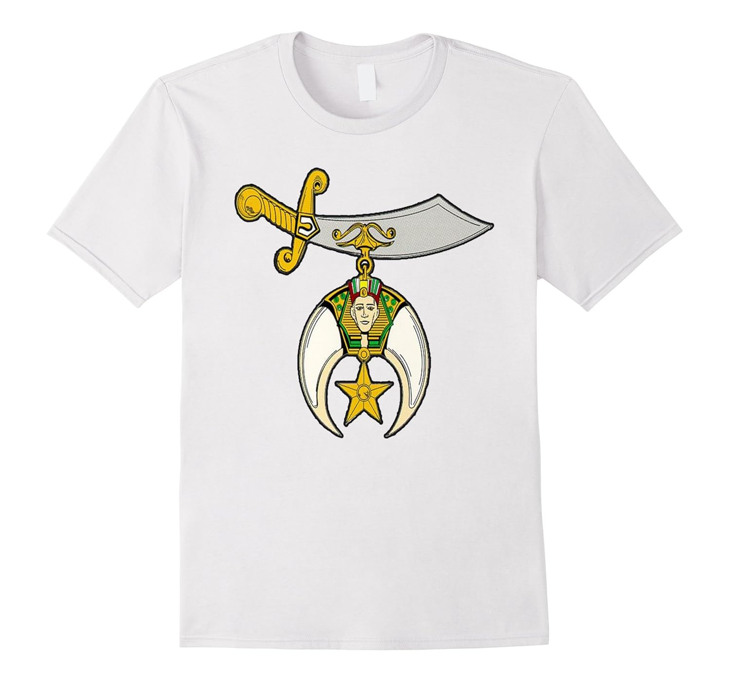 Mens Masonic Shriner T Shirt-Rose