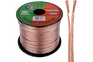 Pyramid RSW14100 14 Gauge 100 Feet Spool of High Quality Speaker Zip Wire
