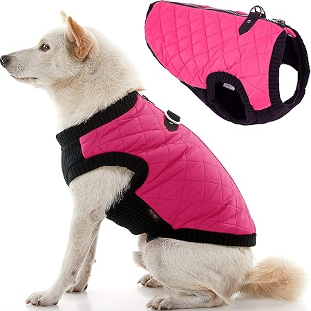 dog coat pink