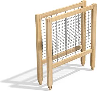 Amazon.com : Greenes Fence 2' Critter Guard Cedar Garden Fence (2 Pack