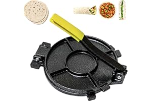 Trademark Innovations Tortilla Maker, Tortilla Press 10 Inch, Large Tortilla Press