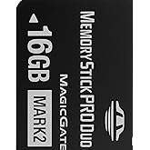 Ekoomar Original 16GB Memory Stick Pro Duo MARK2 - Compatible with PSP1000/2000/3000, DSLR Burst Shooting, MagicGate | High-Speed Read/Write Memory Stick Duo Card for PSP Memory Stick & Cameras