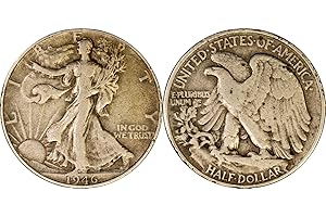 UNITED STATES MINT 1917 to 1947 PDS Walking Liberty Half Dollar - 90% Silver - (1/2) US Mint - Grades Fine or better