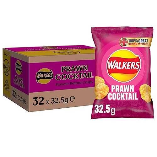 Walkers Prawn Cocktail Crisps 32 x 32.5g