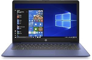HP Stream 14-inch Laptop, Intel Celeron N4000, 4 GB RAM, 64 GB eMMC, Windows 10 Home in S Mode With Office 365 Personal For 1