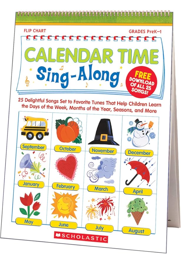 Phonics Sing-Along Flip Chart & CD: 25 Super Songs Set to Your