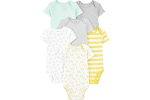 Simple Joys by Carter's Unisex Babies' Short-Sleeve Bodysuit
