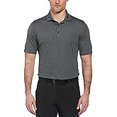 Callaway Men's Ventilated Classic Jacquard Short Sleeve Golf Polo, Stretch Seams, Moisture-Wicking (Available in Big & Tall)