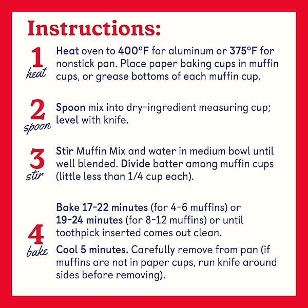 BETTY CROCKER BATCHABLES BLUEBERRY MUFFIN MIX, MIX AND BAKE 4 TO 12 PER BATCH, 28 OZ.