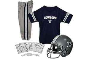 Franklin Sports NFL Youth Football Uniform Set for Boys & Girls - Includes Helmet, Jersey & Pants with Chinstrap + Numbers