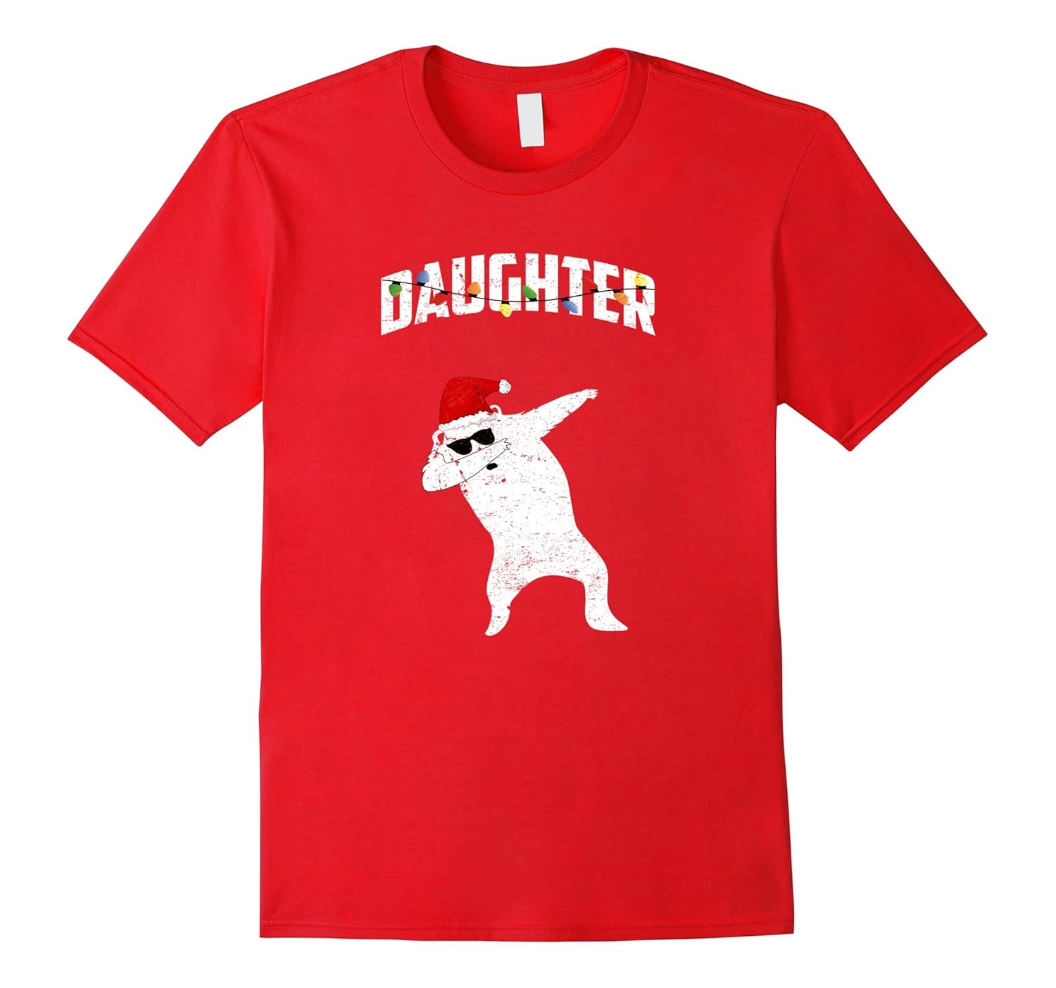 Daughter Bear Dabbing Sunglasses Christmas Pajamas Shirt Dab-Rose