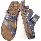 FUDYNMALC Womens Sandals Wedge Shoes: Comfortable Orthopedic Sandals for Women Casual Summer Dressy Flip Flops Beach Walking Sandals