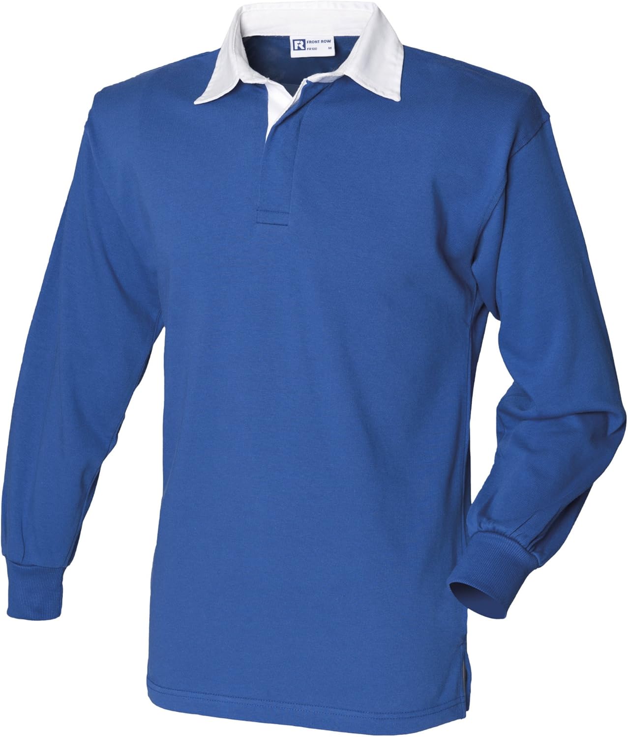 Front Row Long Sleeve Classic Rugby Shirt, 14 Colours, Small to XXL: Clothing