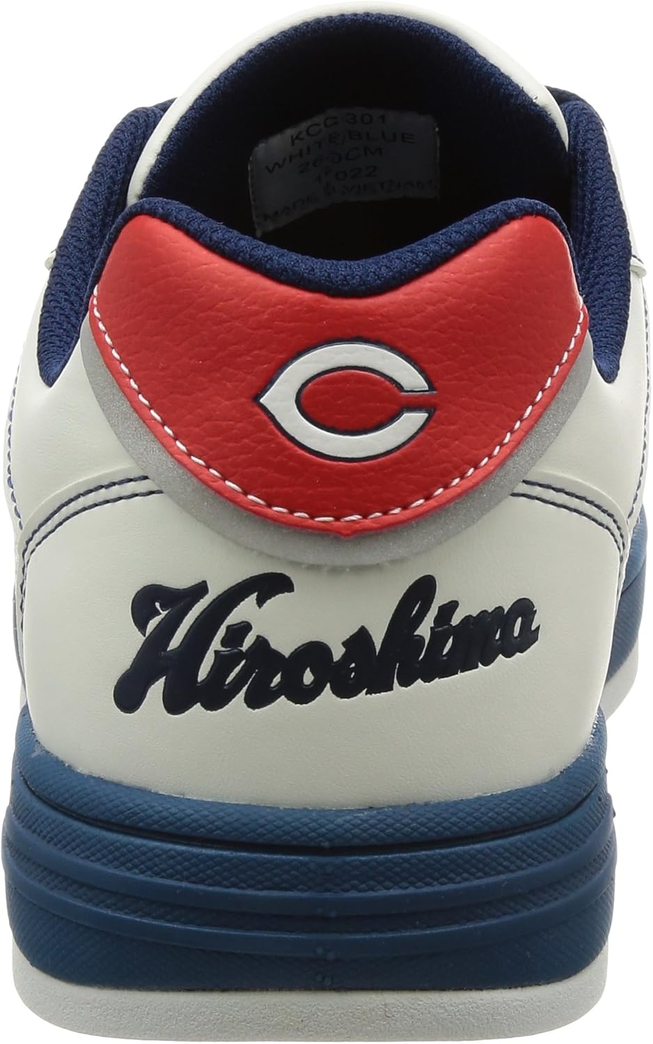 Amazon ノサックス 広島東洋カープ 承認商品 スニーカー カープスニーカー3 ホワイト ブルー カープスニーカー Kcc 301 メンズ スニーカー