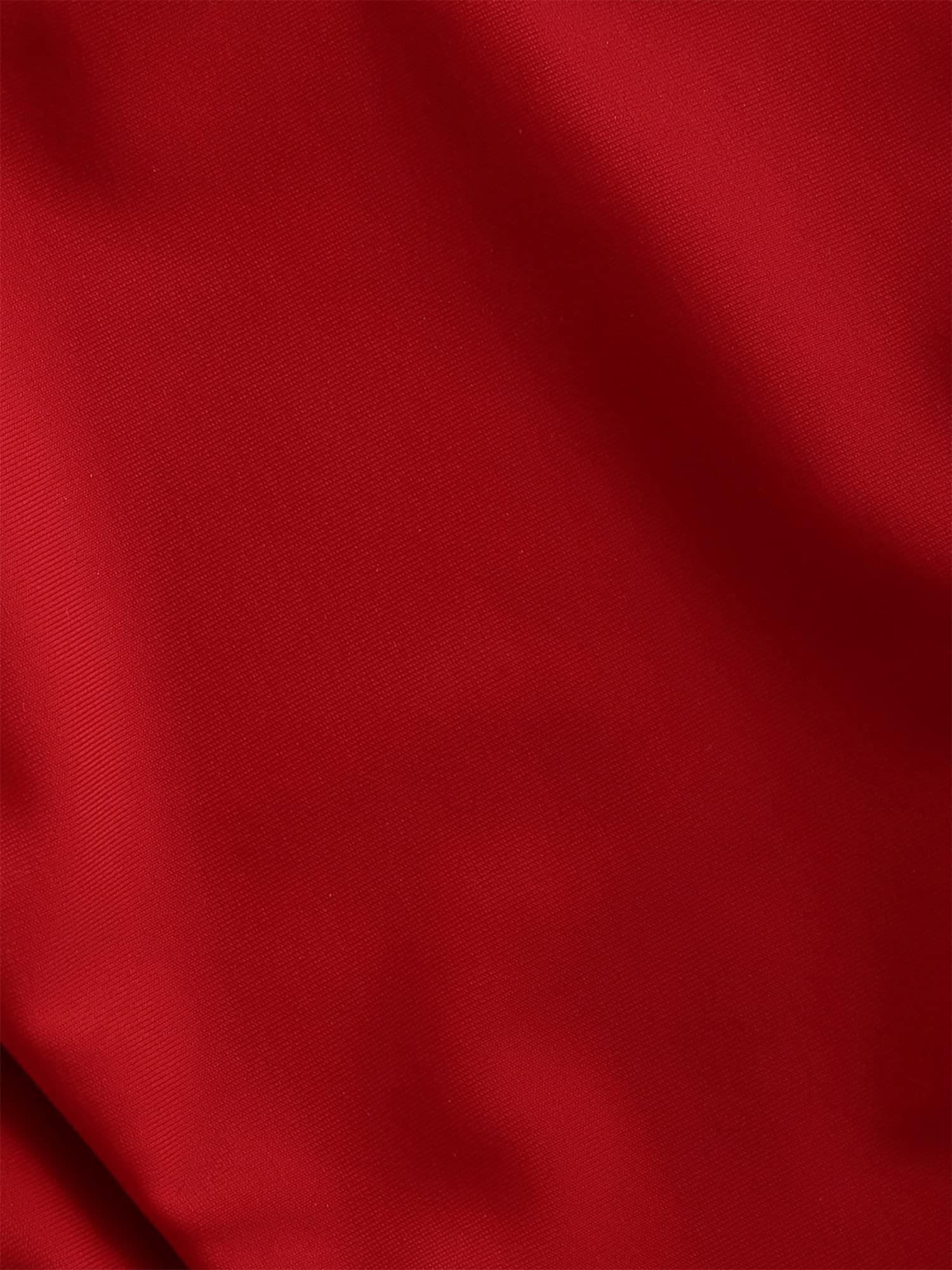 ZAFUL Women's Tie Back Padded High Cut Bralette Bikini Set Two Piece Swimsuit (1-Red, M) - Image 5