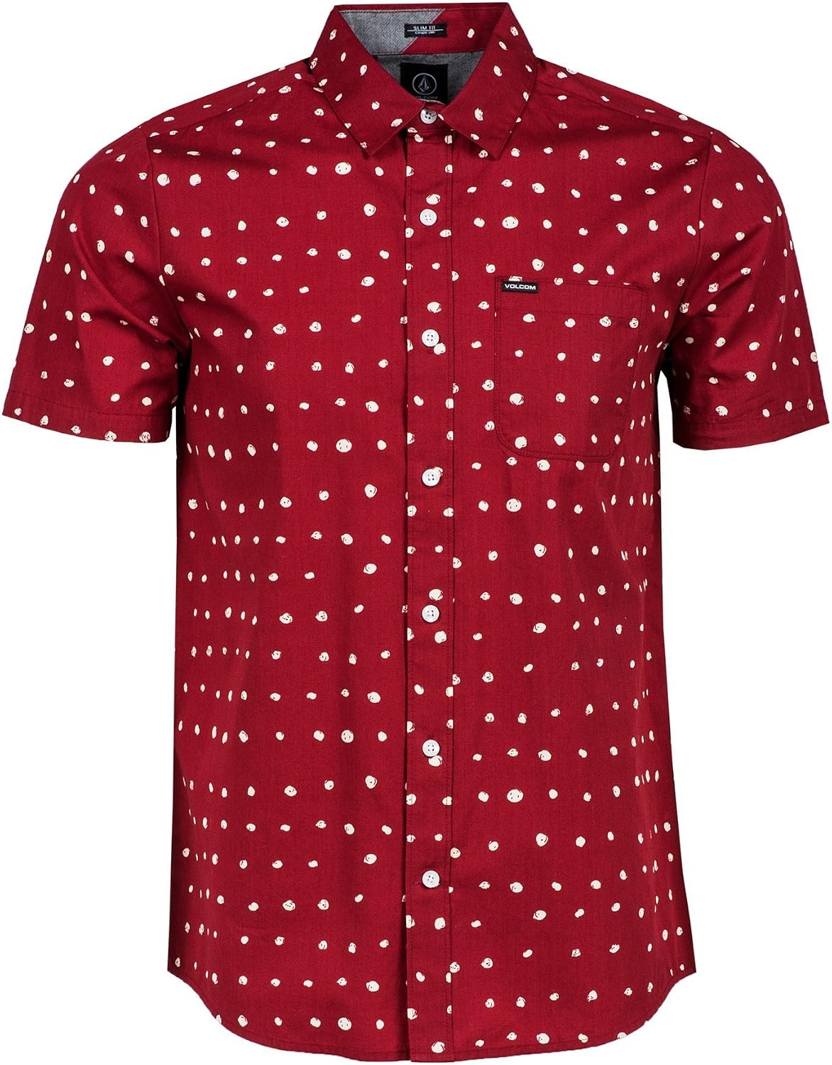 short sleeve polka dot shirt