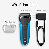 Braun Series 3 310S Wet & Dry Electric Shaver Blue Rechargeable view 2