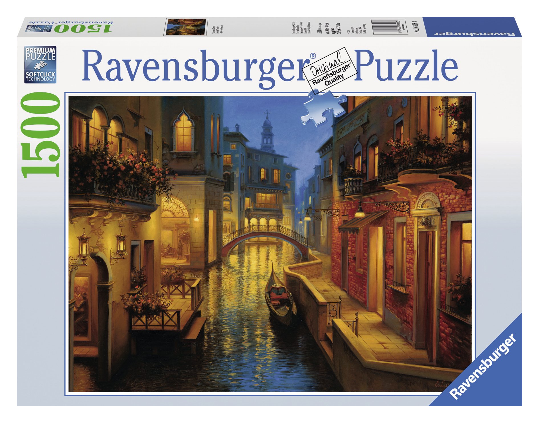 Ravensburger Waters of Venice Jigsaw Puzzle (1500Piece) Free Shipping