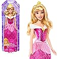 Mattel Disney Princess Aurora Doll in Sparkling Fashion with Removable Skirt, Tiara and Shoes, Posable & Collectible, Inspire