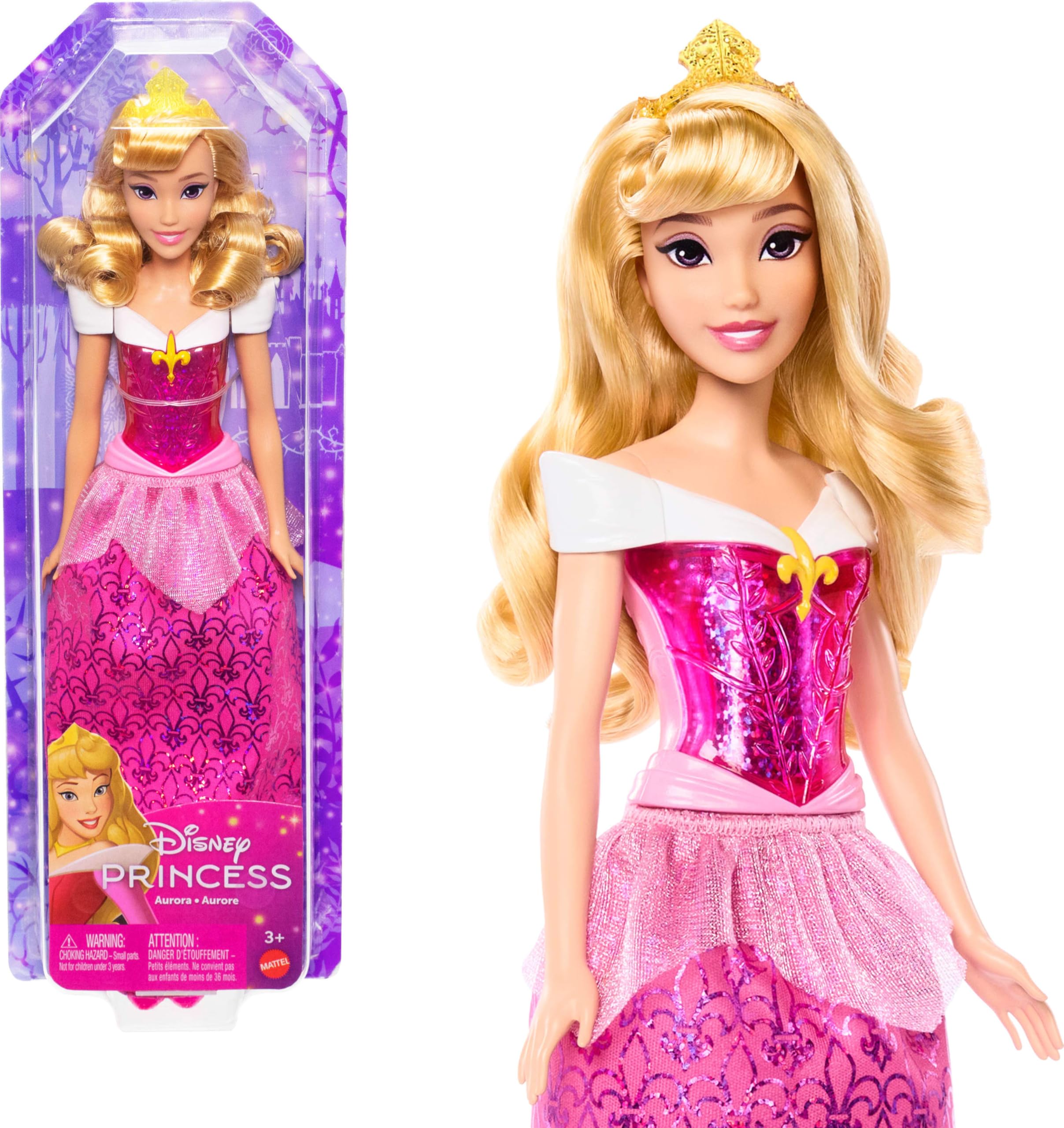 Mattel Disney Princess Aurora Doll in Sparkling