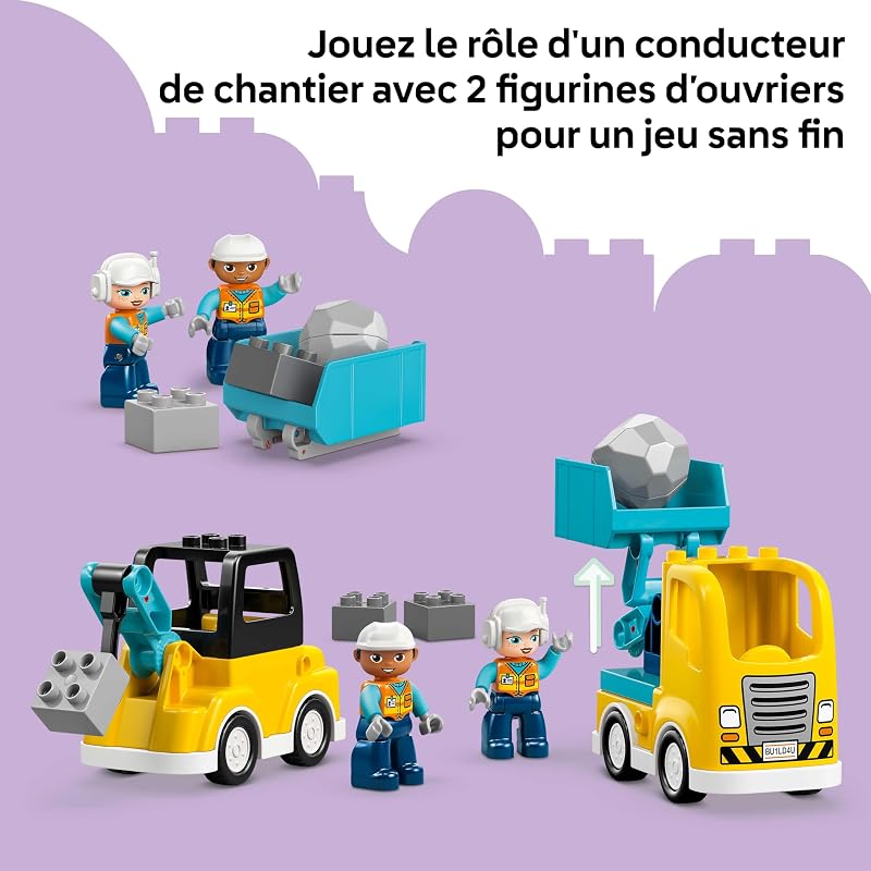 Duplo Les véhicules de Chantier 3-en-1 10475