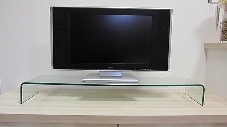Tv Aufsatz Aus Glas Maxi Auflage Fur Sideboards Anrichten Und Anbauwande Fur Plasma U Lcd Led Tv 120 Cm Breit Amazon De Kuche Haushalt
