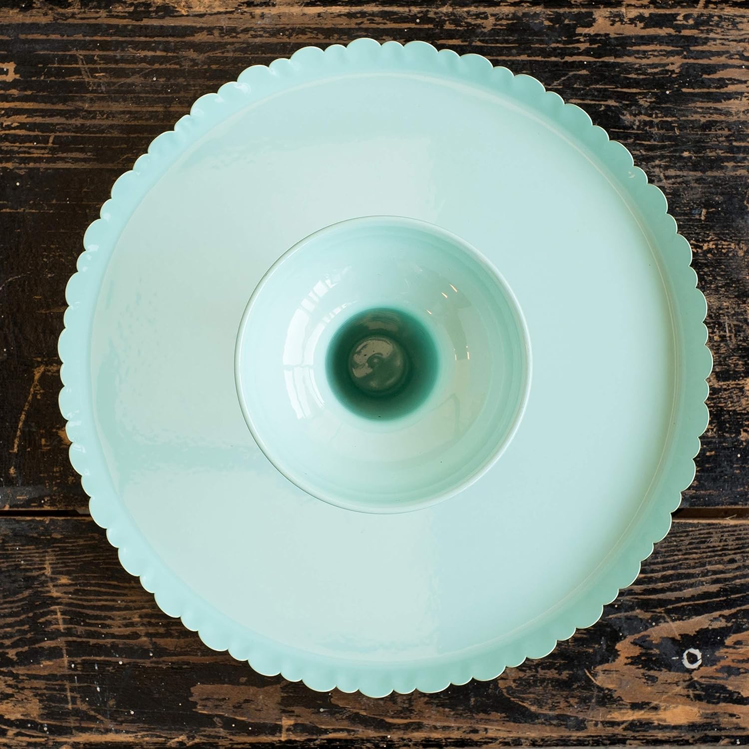  | Now Designs Tin Cake Stand, Aqua: Cake Stands