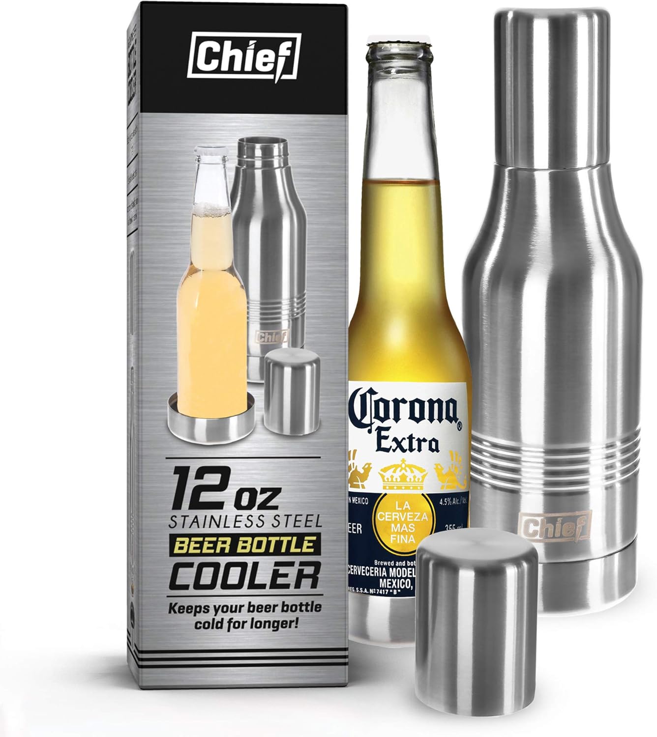 stainless beer bottle cooler