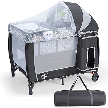 baby joy portable playard